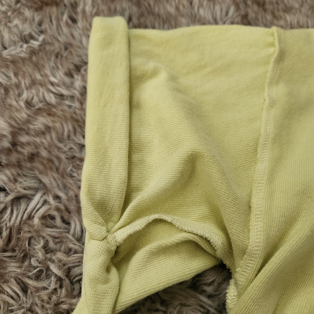 Free People Catalina Mini Dress Yellow Short Sleeve Gathered Bust Women's Medium - Picture 7 of 13